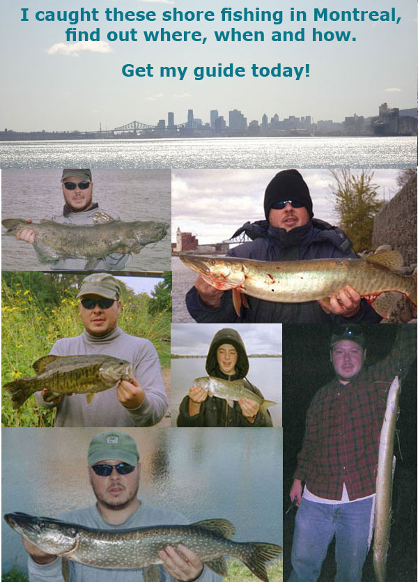 Freshwater sport fishing in Montreal, Quebec and Ontario.: Extreme